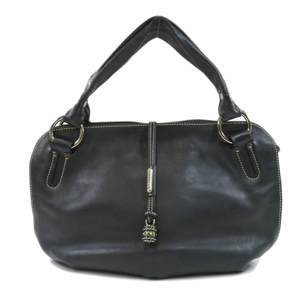 Celine handbag calfskin Leather Shoulder Bag Black - Picture 11 of 11